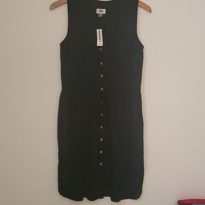 Black linen dress Old Navy